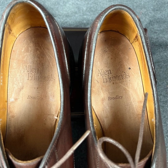 Allen Edmonds Bradley Split-Toe Oxford | Men’s 12B | Chili Brown | Made in USA main image 5